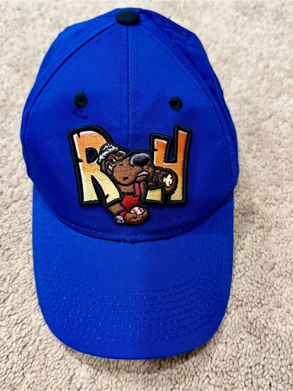 Youth Midland Rockhounds Hat Baseball Cap Blue MiLB Strap-back Adjustable